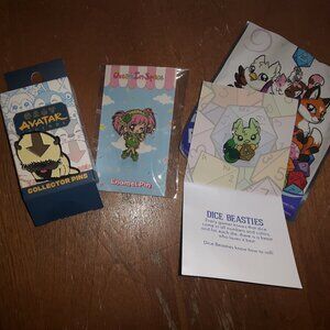 Kawaii enamel pins lot Ocean in space  Dragons&Beasties Avatar